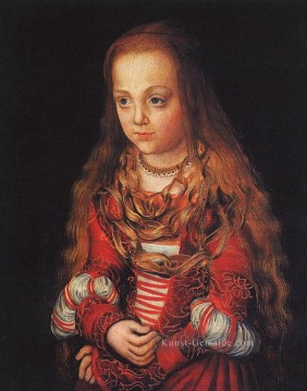 eine Prinzessin von Sachsen Renaissance Lucas Cranach der Ältere Ölgemälde